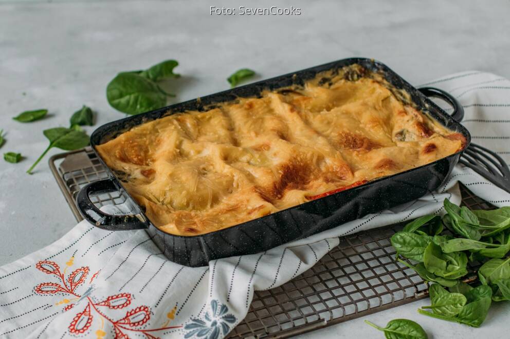 Spinat-Lasagne vegan von SevenCooks