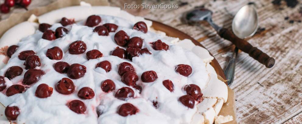 Veganes Rezept: Vegane Weihnachts-Pavlova