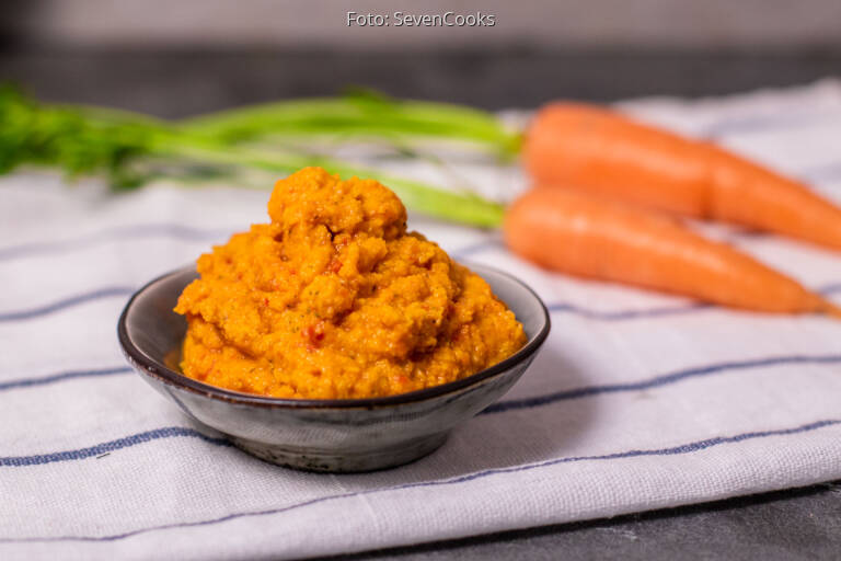 Karotten-Kichererbsen-Dip