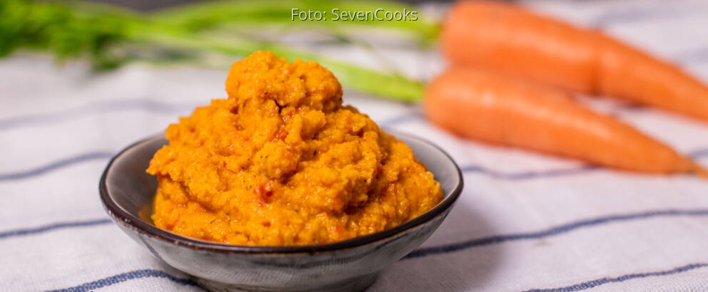 Veganes Rezept: Veganer Karotten-Kichererbsen-Dip 1