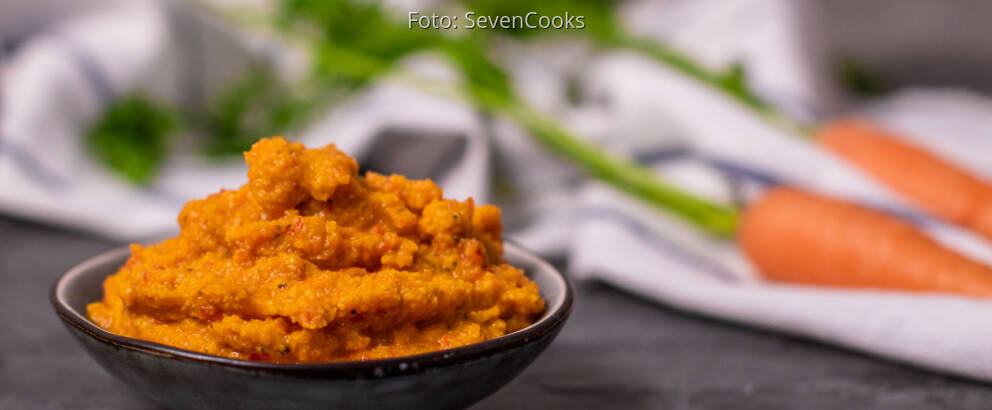 Veganes Rezept: Veganer Karotten-Kichererbsen-Dip 2