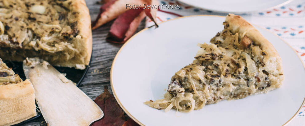 Veganes Rezept: Veganer Zwiebelkuchen