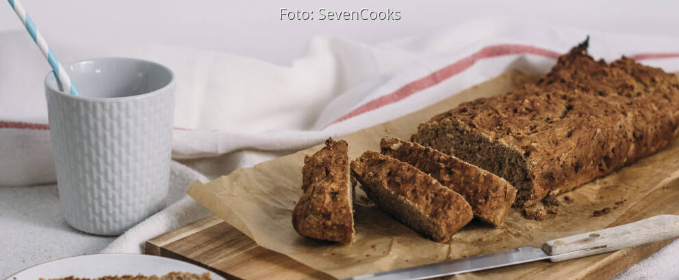 Veganes Rezept: Veganes Bananenbrot ohne Zucker