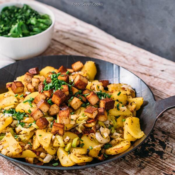 Veganes Grostl Mit Tofu Sevencooks