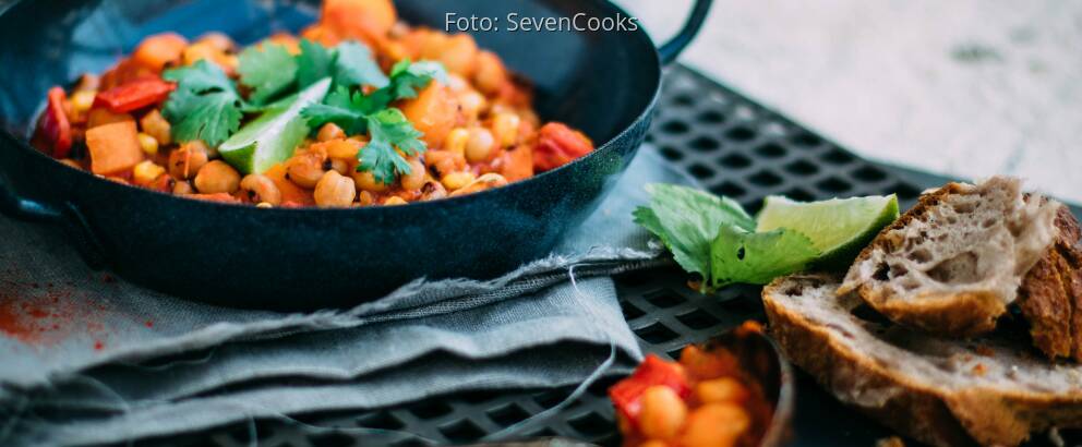 Veganes Rezept: Veganes Kichererbsen-Chili