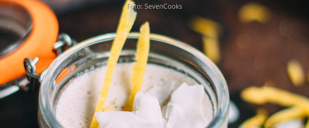 Veganes Rezept: Veganes Kokos Panna Cotta