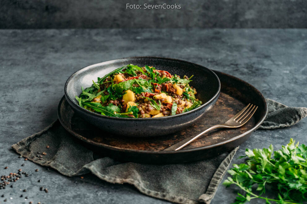 Warmer Kartoffelsalat mit Linsen von SevenCooks