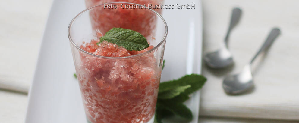 Veganes Rezept: Wassermelonen Granita