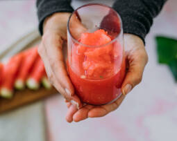 Veganes Rezept: Wassermelonen-Slush 1