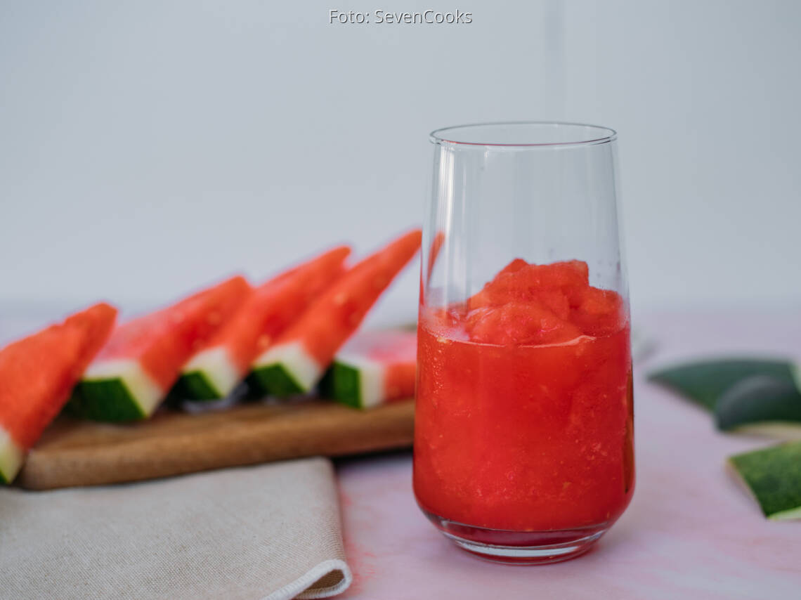 Veganes Rezept: Wassermelonen-Slush 3