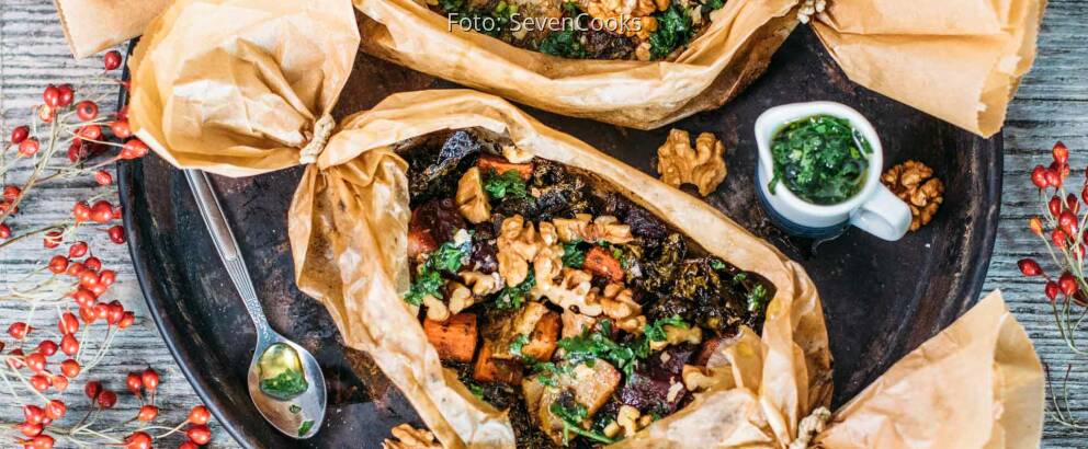 Veganes Rezept: Winter Papilotte 1