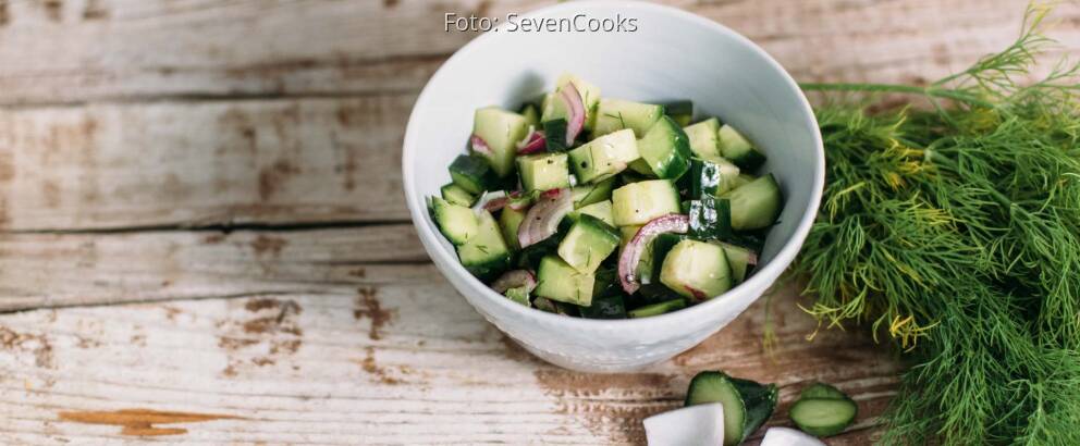 Veganes Rezept: Würziger Gurkensalat_2
