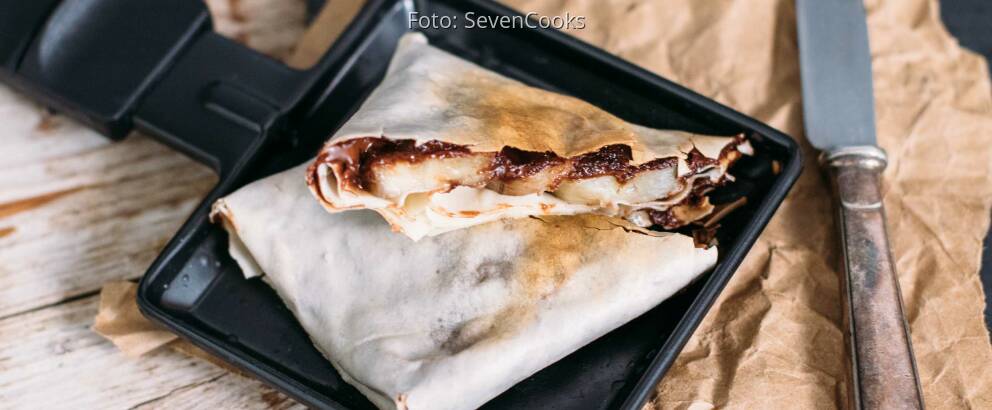 Veganes Rezept: Yufka-Schoko-Bananen-Pfännchen