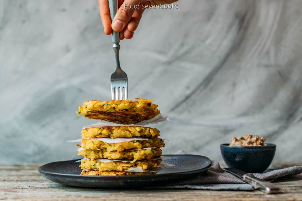 Zucchini-Kartoffel-Rösti von SevenCooks