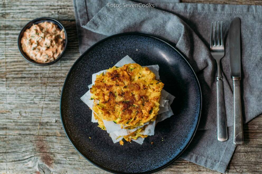 Zucchini-Kartoffel-Rösti von SevenCooks