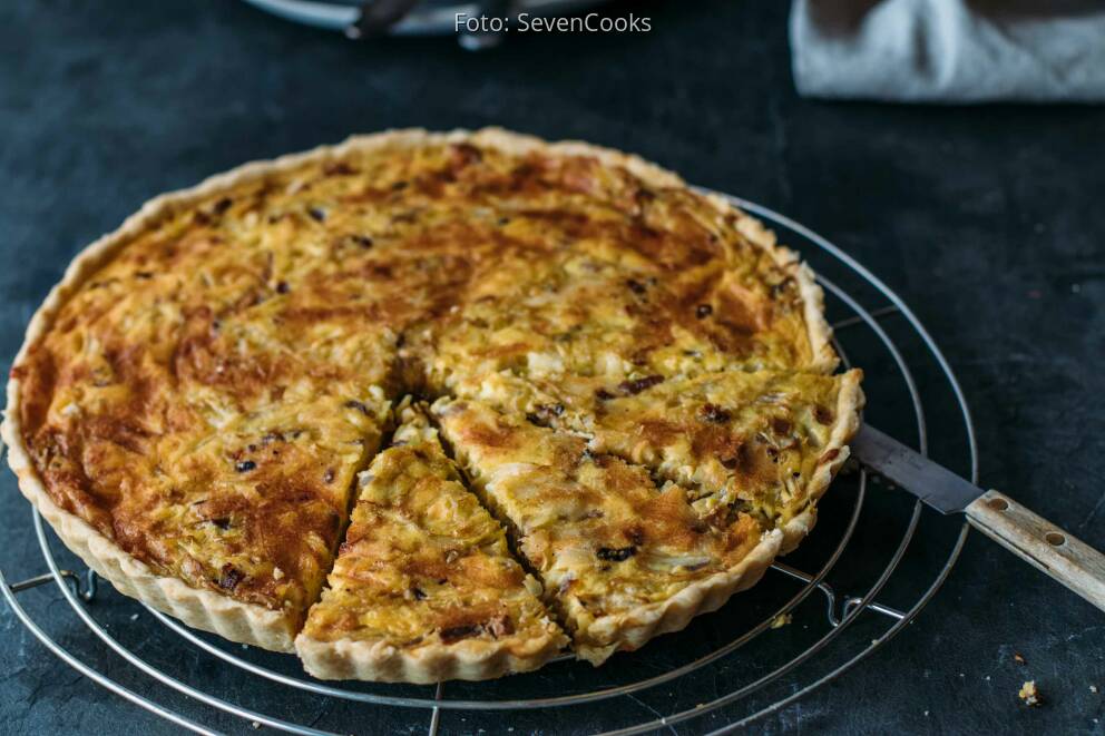 Spitzkohl-Quiche mit feinem Dinkel-Mürbteig von SevenCooks