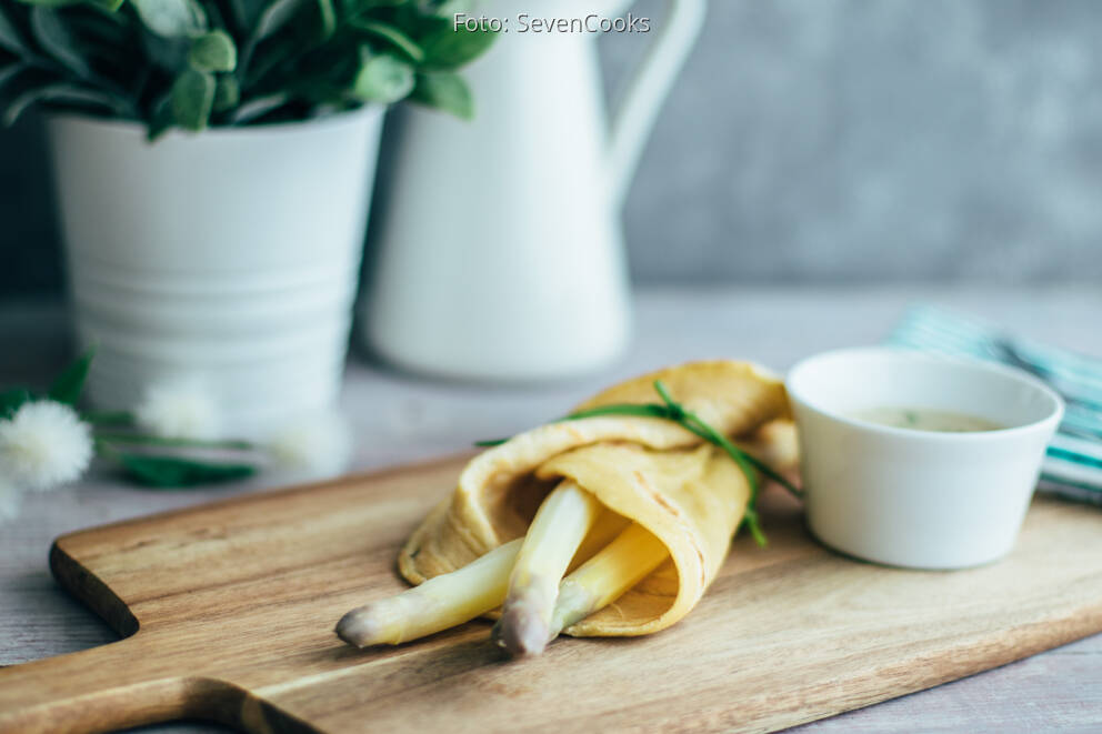 Pfannkuchen mit Spargel von SevenCooks