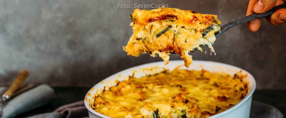 Vegetarisches Gericht: Vegetarischer Spätzleauflauf 2