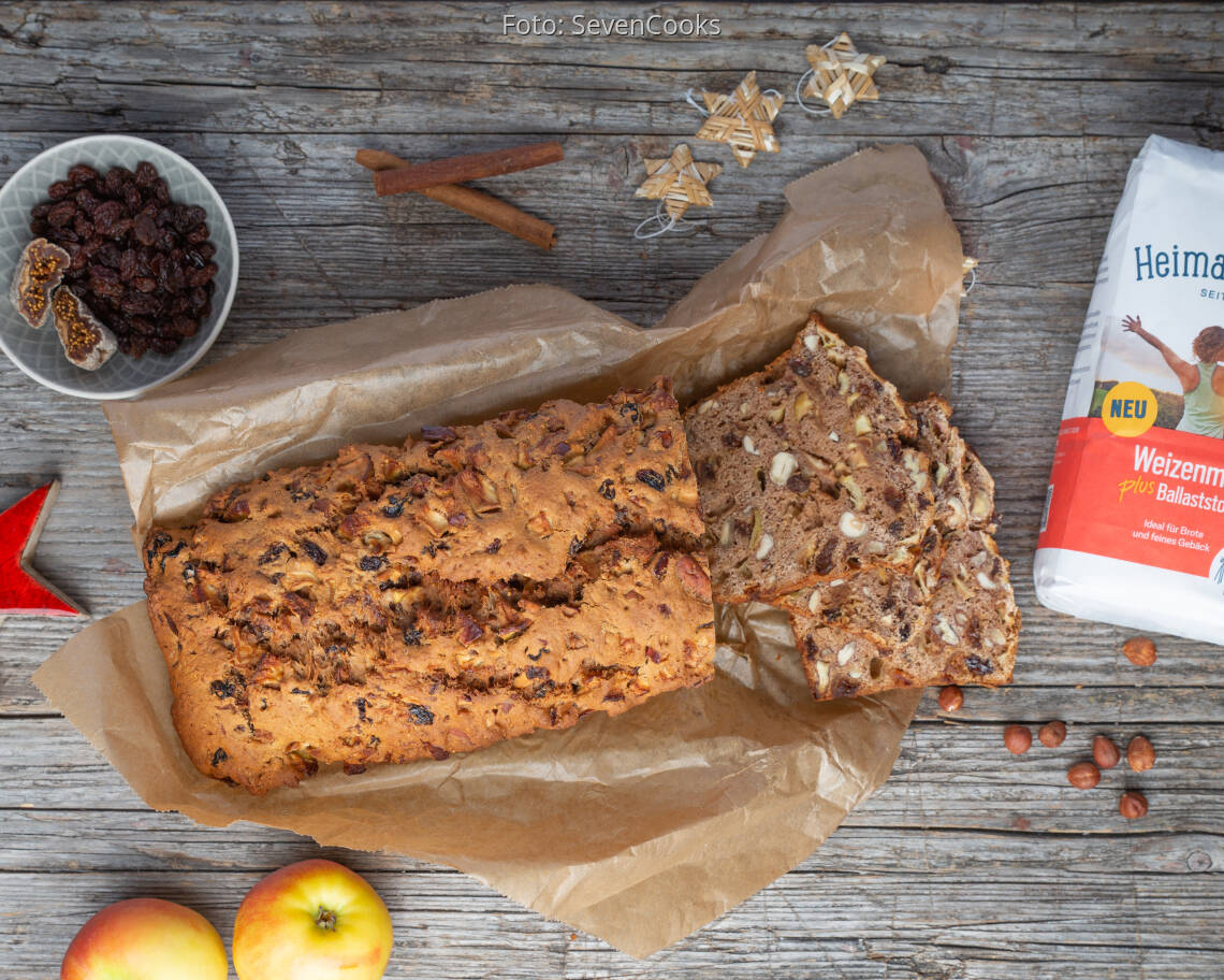 Vegetarisches Rezept: Apfelbrot 1