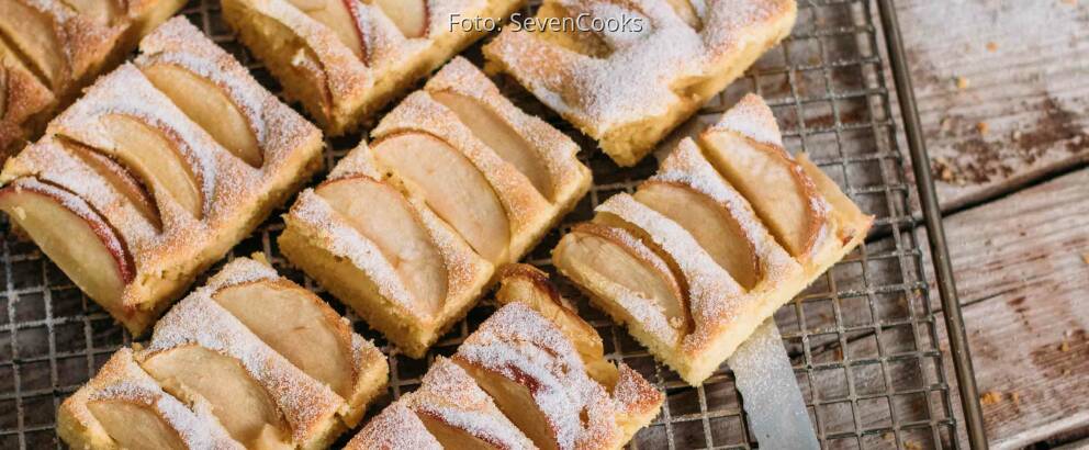 Vegetarisches Rezept: Apfelkuchen vom Blech_1