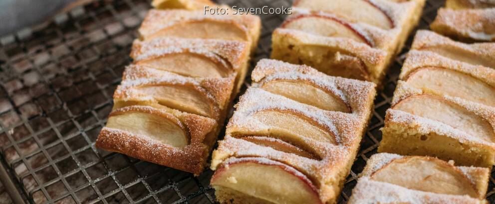 Vegetarisches Rezept: Apfelkuchen vom Blech_3