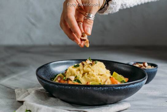 Lauchgemüse mit Karotten und Kartoffelpüree von RominaCooks