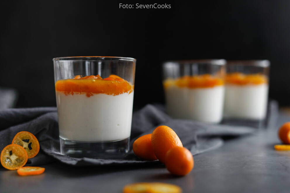 Buttermilchcreme mit Kumquatkompott von SevenCooks
