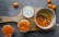 Vegetarisches Rezept: Buttermilch Creme mit Kumquat Kompott