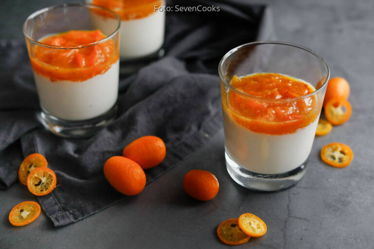 Buttermilchcreme mit Kumquatkompott von SevenCooks