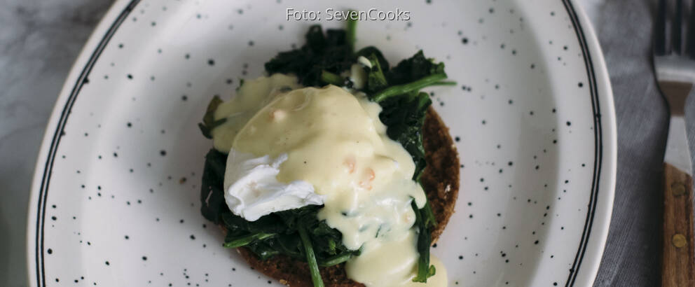 Vegetarisches Rezept: Eggs Florentine