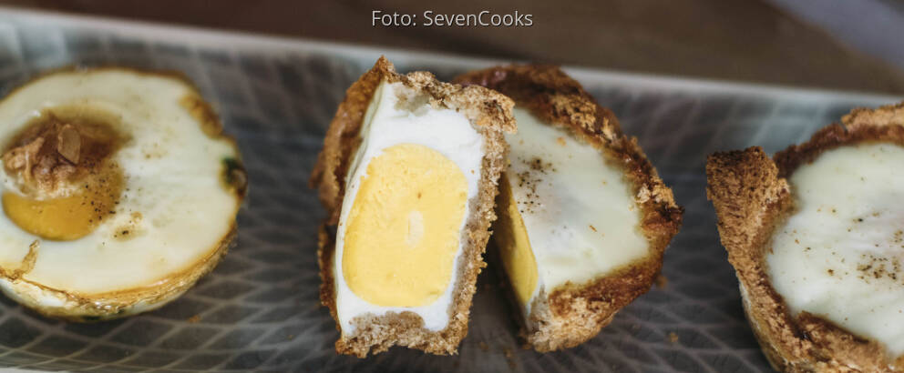 Vegetarisches Rezept: Ei-Toast-Muffins 2
