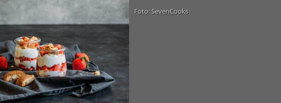 Rezeptbild für "Erdbeer Dessert mit 3 Zutaten"