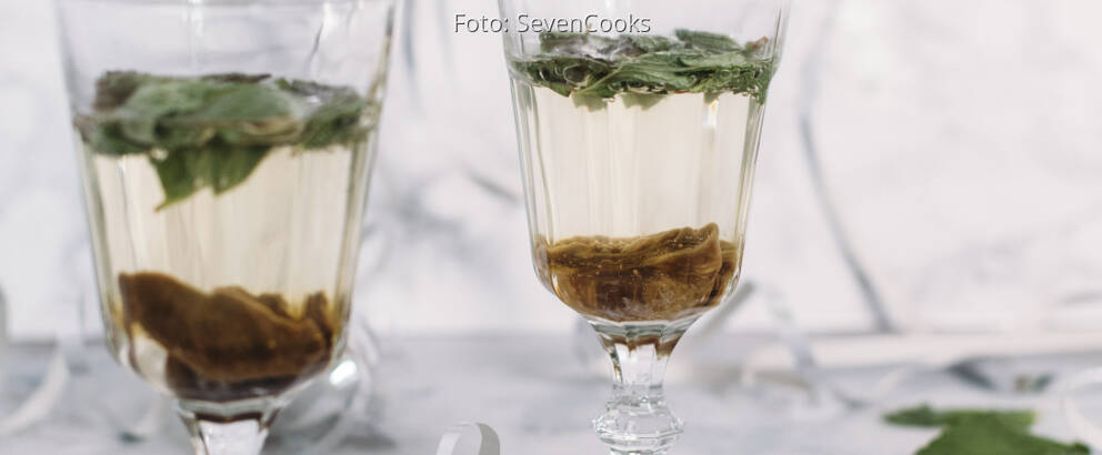 Vegetarisches Rezept: Feigen-Sekt 3