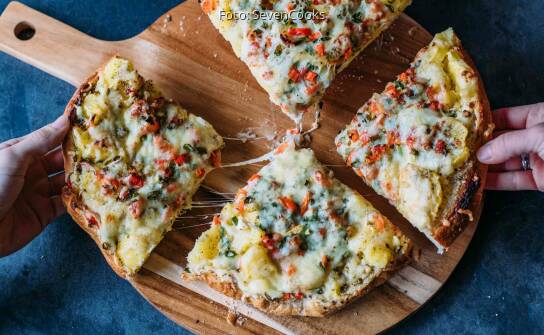 Fladenbrot Pizza Potato Sevencooks