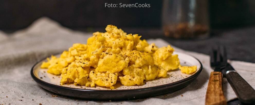 Vegetarisches Rezept: Fluffiges Rührei 2
