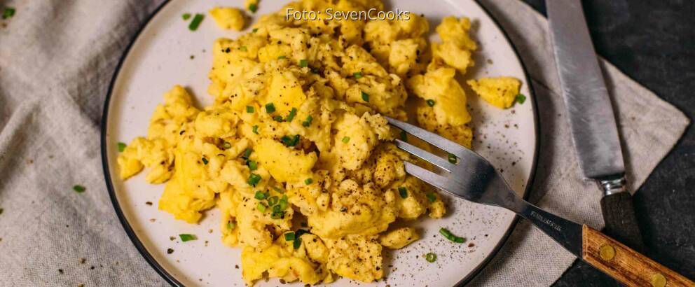 Vegetarisches Rezept: Fluffiges Rührei 3