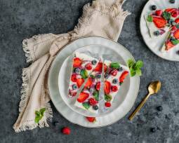 Vegetarisches Rezept: Frozen Yoghurt Berry Barks 1