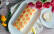 Vegetarisches Rezept: Geblümte Zitronen-Biskuitrolle