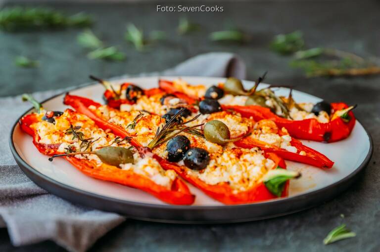 Gefüllte Paprika vom Grill von RominaCooks
