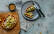 Vegetarisches Rezept: Gegrilltes Fladenbrot mit Rocotta und Zucchini