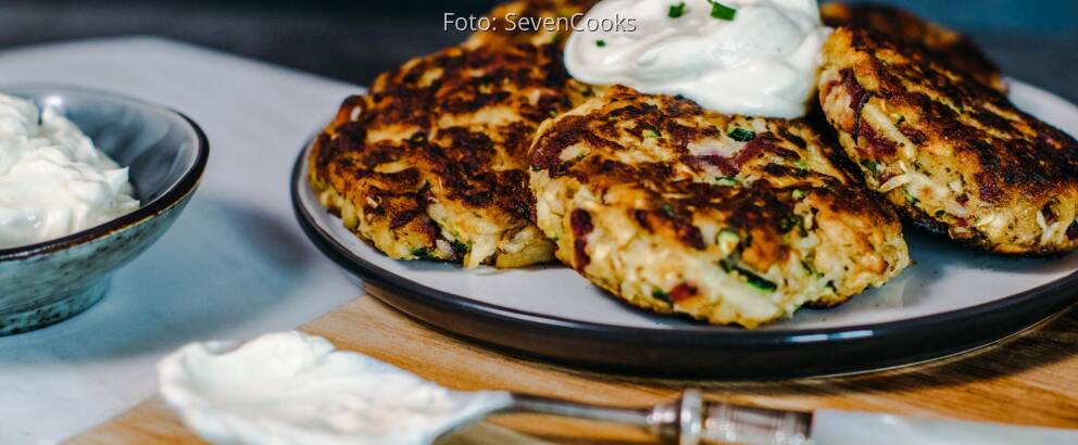Vegetarisches Rezept: Gemüsepuffer 1
