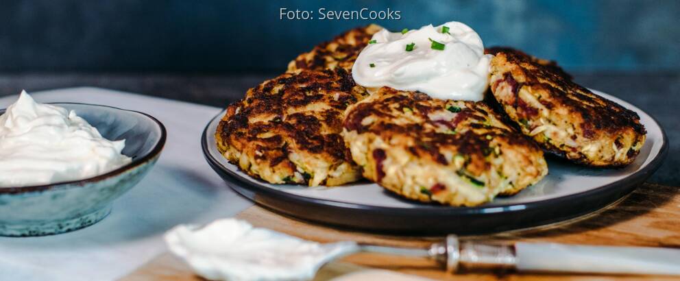 Vegetarisches Rezept: Gemüsepuffer 2