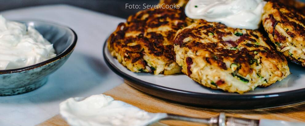 Vegetarisches Rezept: Gemüsepuffer 3