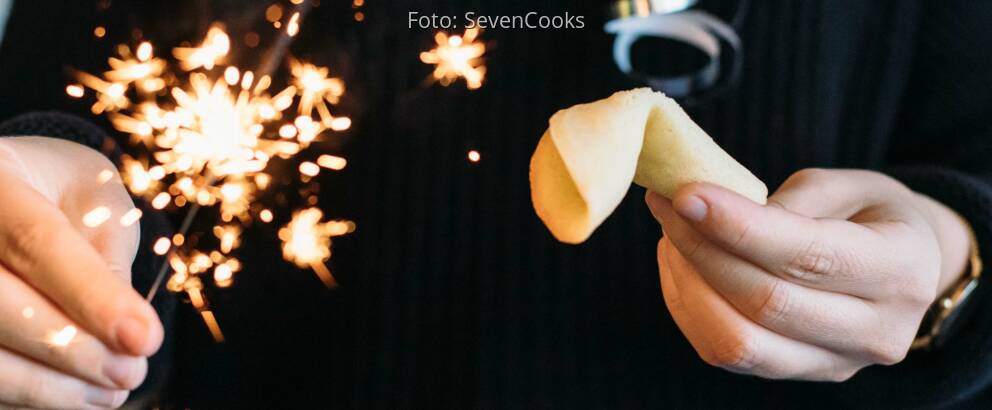 Vegetarisches Rezept: Glückskekse