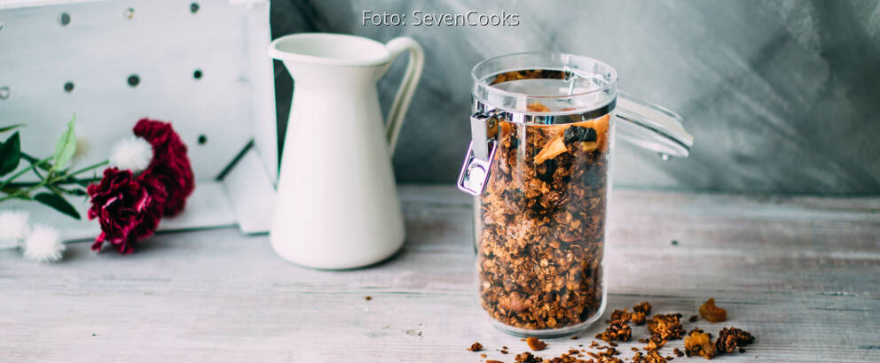 Vegetarisches Rezept: Granola Knuspermüsli