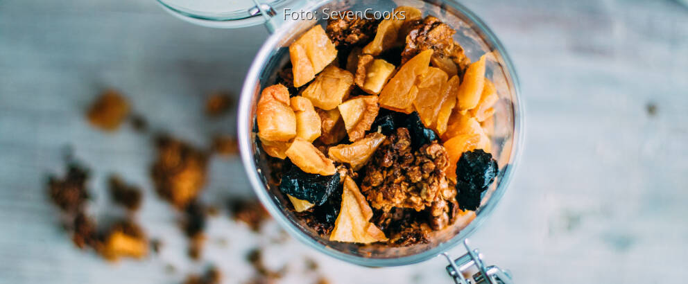 Vegetarisches Rezept: Granola Knuspermüsli