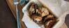 Fertiges Rezept: Überbackene Champignons mit tomaten-Walnussfüllung