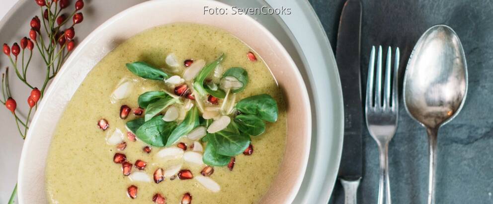 Vegetarisches Rezept: Grüne Petersilienwurzelsuppe 1