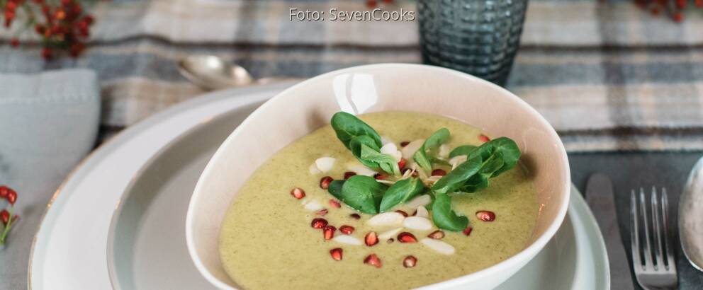 Vegetarisches Rezept: Grüne Petersilienwurzelsuppe 2
