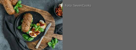 Rezeptbild für "Caprese Frühstücks-Sandwich"